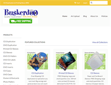 Tablet Screenshot of buskerdoo.com